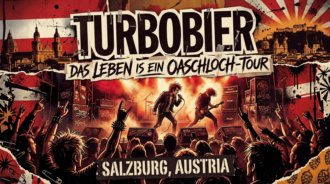 Turbobier Das Leben is ein Oaschloch Tour 2026: Live im Rockhouse Salzburg