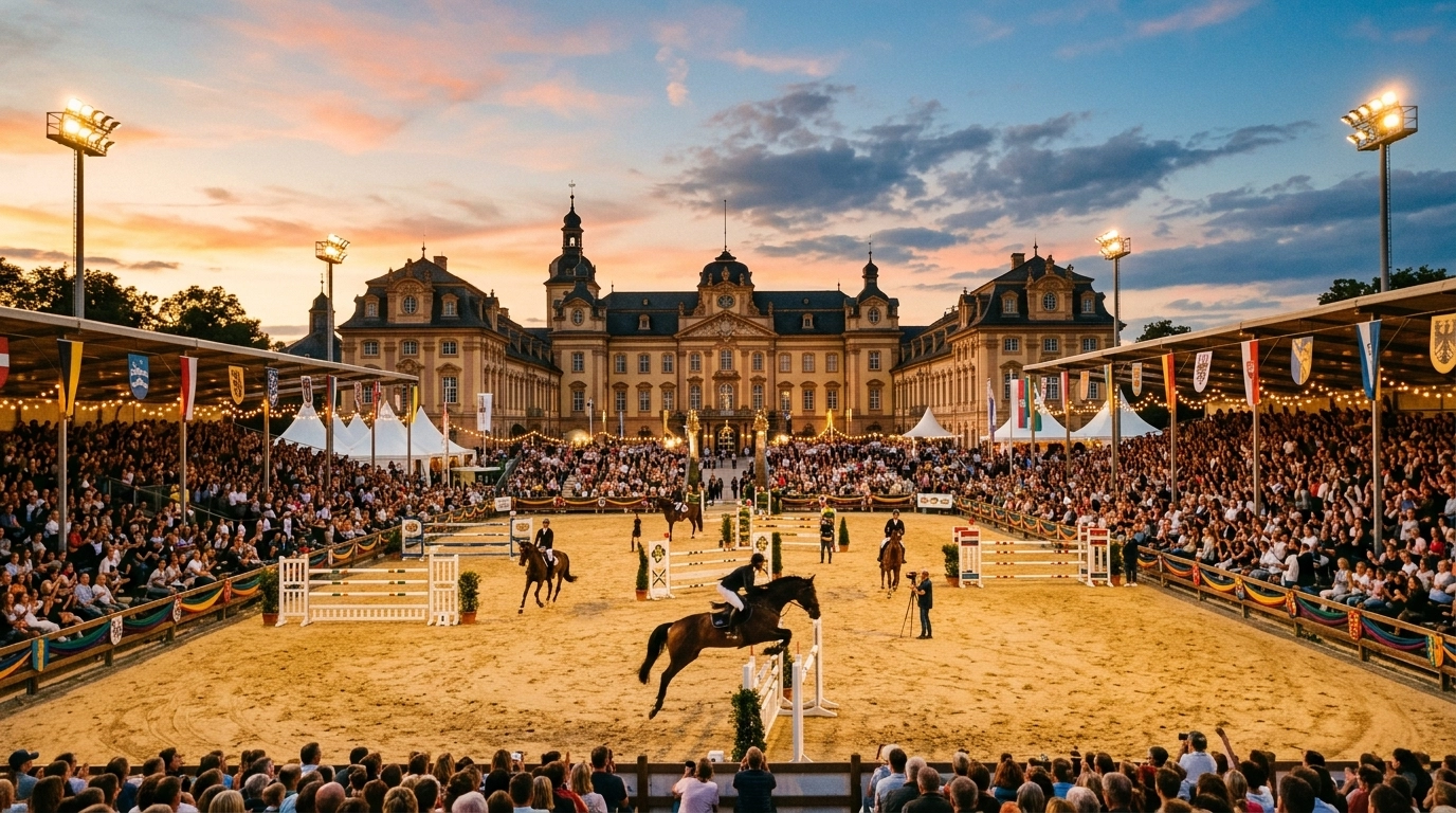 Al Shira'aa Turnier der Sieger 2027: Reitsport vor dem Schloss Münster