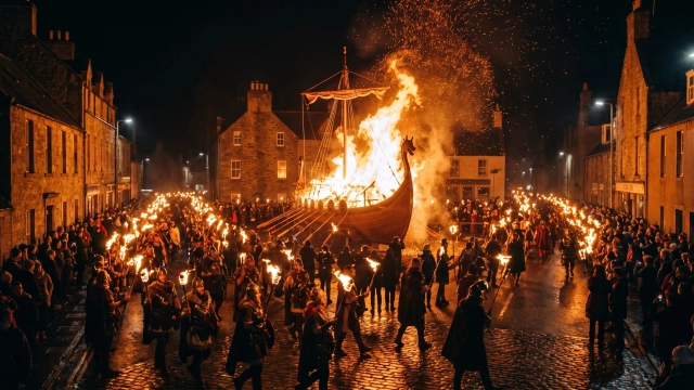 Up Helly Aa 2027 – Wikinger-Feuerfestival in Lerwick, Shetland