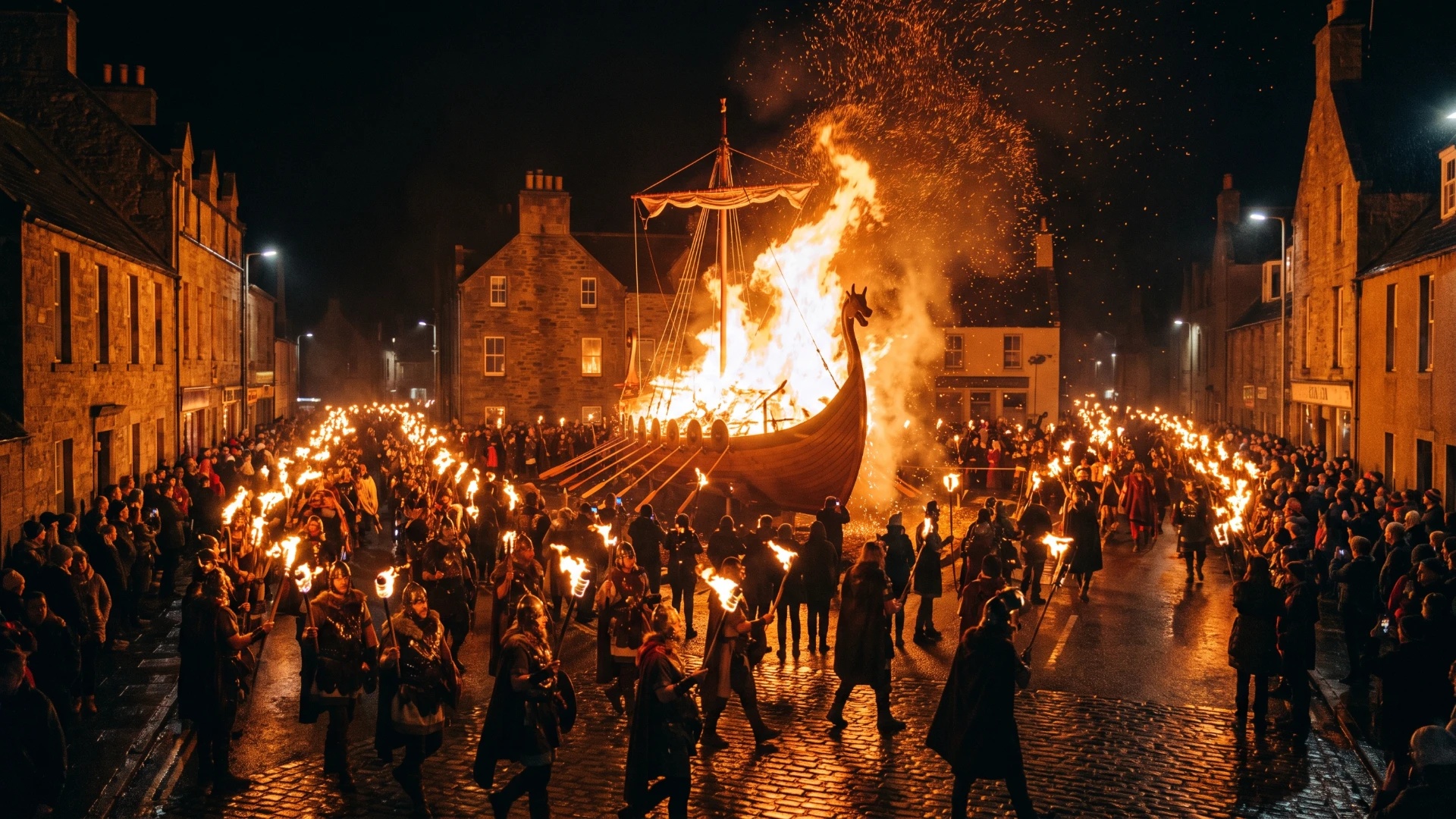 Up Helly Aa 2027 – Wikinger-Feuerfestival in Lerwick, Shetland