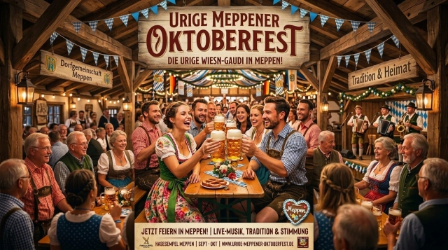 Urige Meppener Oktoberfest 2026: Bavarian Beer Party in the Emsland