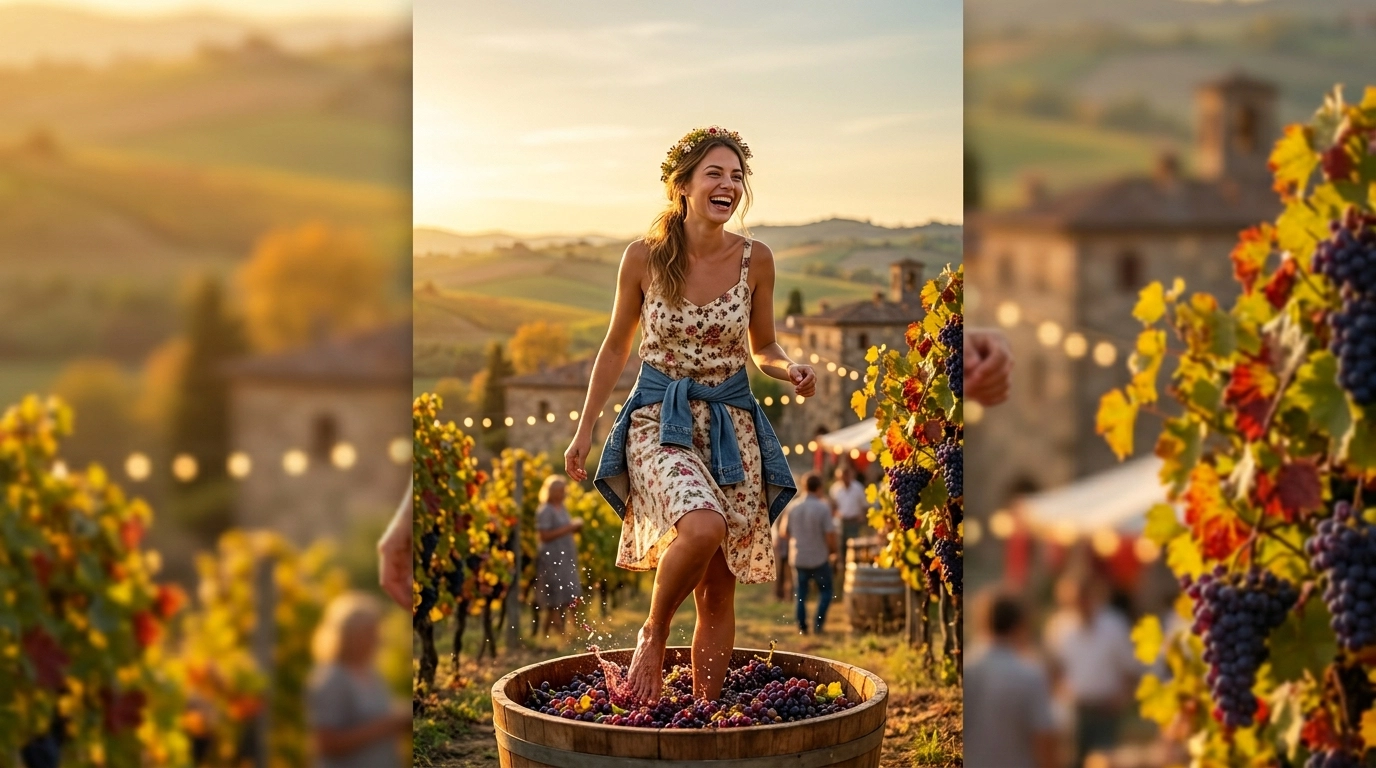 Vendemmia 2026: Weinlesefeste in der Toskana und im Piemont