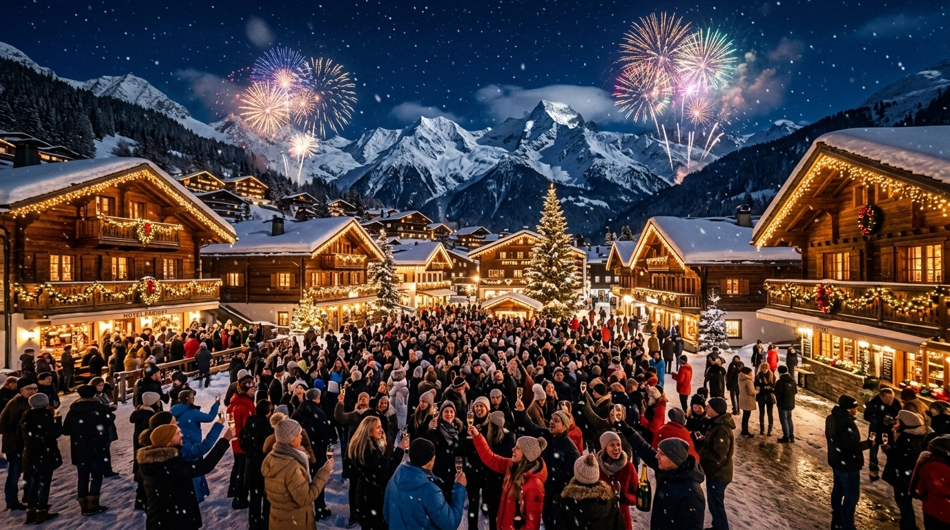 Silvester in Verbier (Schweiz) 2026/2027: Feiern, Programm und Events