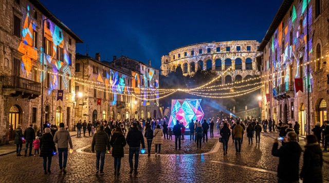 Visualia Festival Pula 2026: Zwölfte Ausgabe des kroatischen Lichtfestivals