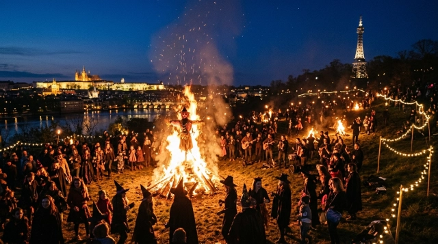 Walpurgisnacht Prag 2027: Hexenverbrennung auf dem Petřín