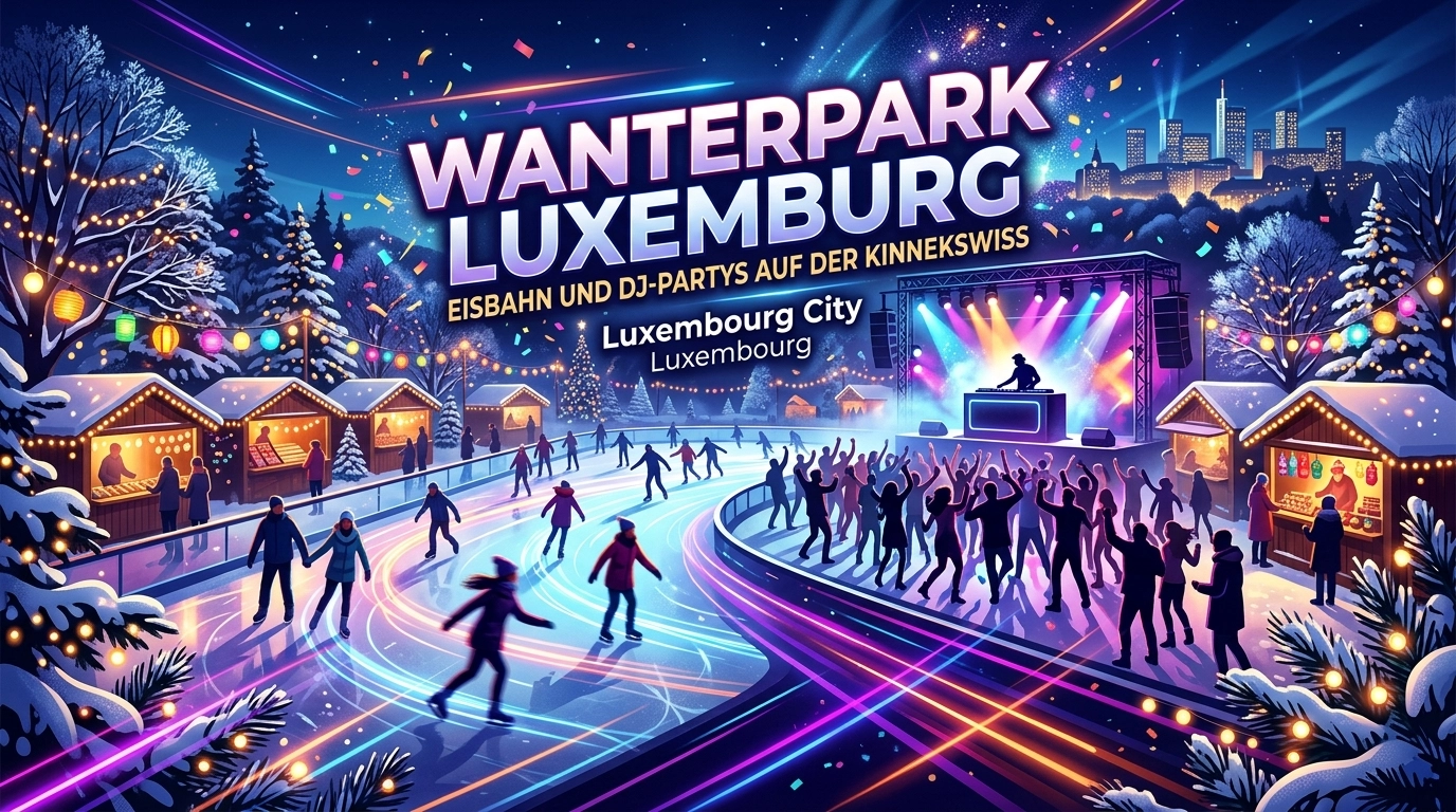 Wanterpark Luxembourg 2026/2027 – Ice Rink and DJ Nights on the Kinnekswiss