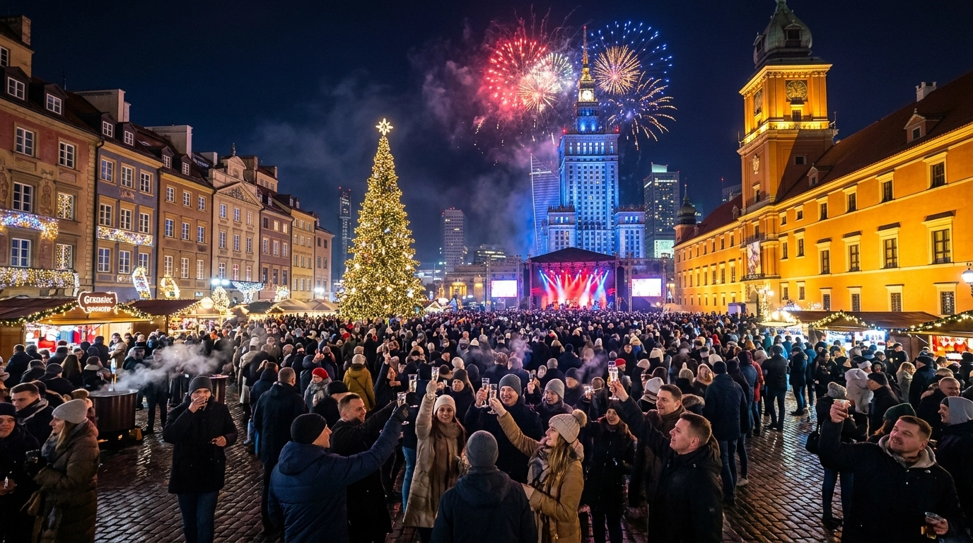 Silvester in Warschau (Polen) 2026/2027: Feiern, Programm & Events
