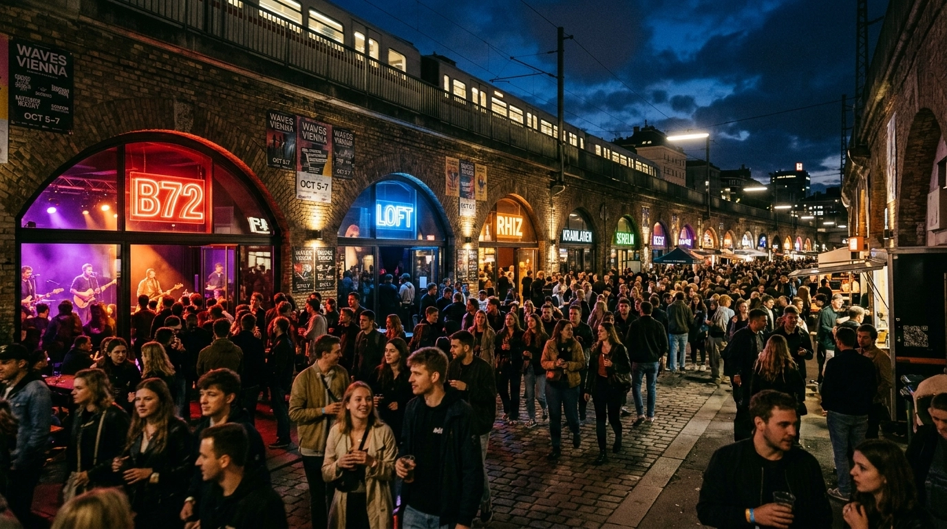 Waves Vienna 2026 in Wien (Österreich) – Showcase Festival & Conference