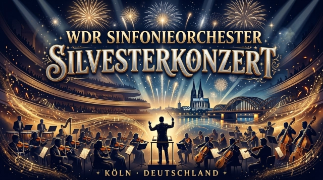 WDR Sinfonieorchester Silvesterkonzert 2026: Festliche Gala in der Kölner Philharmonie