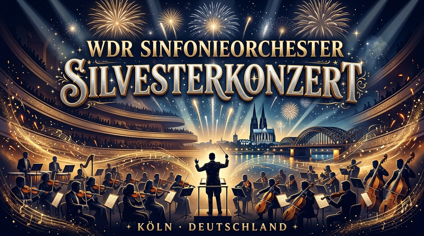 WDR Sinfonieorchester Silvesterkonzert 2026: Festliche Gala in der Kölner Philharmonie