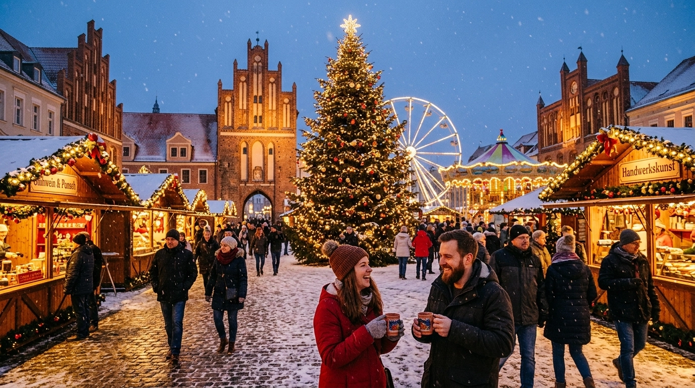 Weberglockenmarkt Neubrandenburg 2026 – Weihnachtszauber in der Vier-Tore-Stadt
