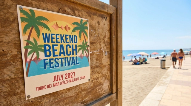 Weekend Beach Festival 2027: Musikfestival am Strand von Torre del Mar