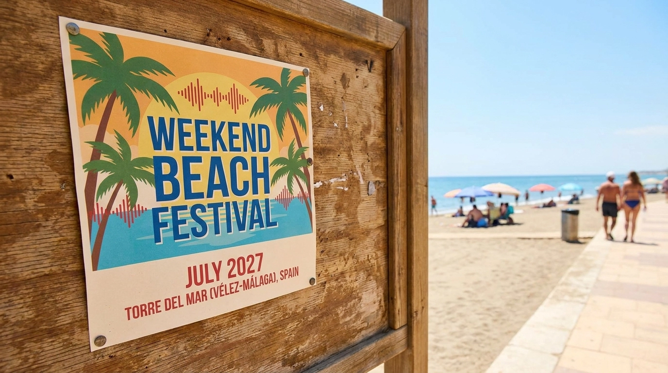 Weekend Beach Festival 2027: Musikfestival am Strand von Torre del Mar