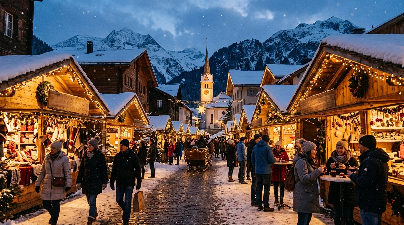 Weihnachtsmarkt Andermatt 2026 – Alpiner Weihnachtszauber in den Schweizer Alpen
