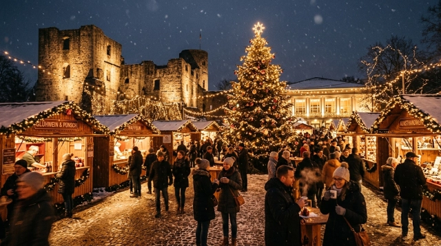 Weihnachtlicher Zauber an der Burg Bad Lippspringe 2026 – Adventsmarkt & Weihnachtsmarkt