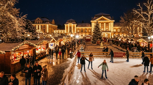 Weihnachtsmarkt Bad Oeynhausen 2026 – Termine, Eisbahn & Lichter im Kurpark