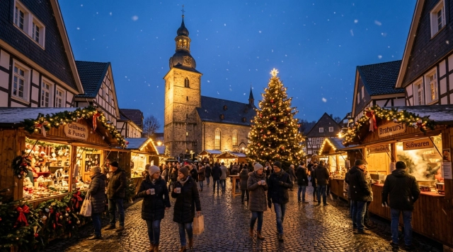 Weihnachtsmarkt Breckerfeld 2026 – Traditioneller Adventsmarkt an der Jakobuskirche