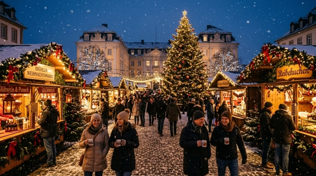 Weihnachtsmarkt Brühl 2026 – Historischer Adventsmarkt am Schloss Augustusburg