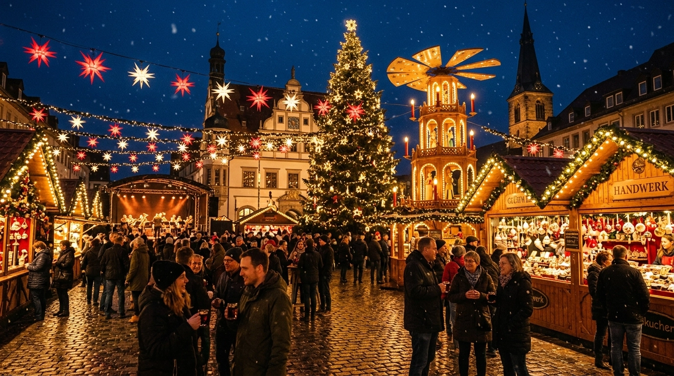 Weihnachtsmarkt der 1000 Sterne Cottbus 2026: Termine und Programm