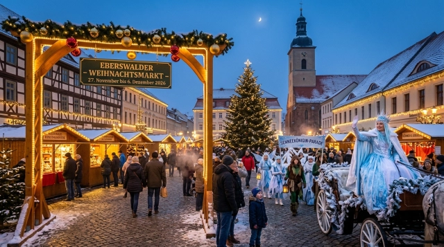 Eberswalder Weihnachtsmarkt 2026: Termine und Programm am Marktplatz