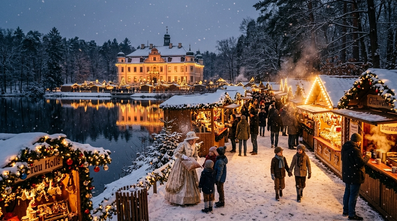 Weihnachtsmarkt am Jagdschloss Grunewald 2026 – Märchenhafter Weihnachtszauber in Berlin
