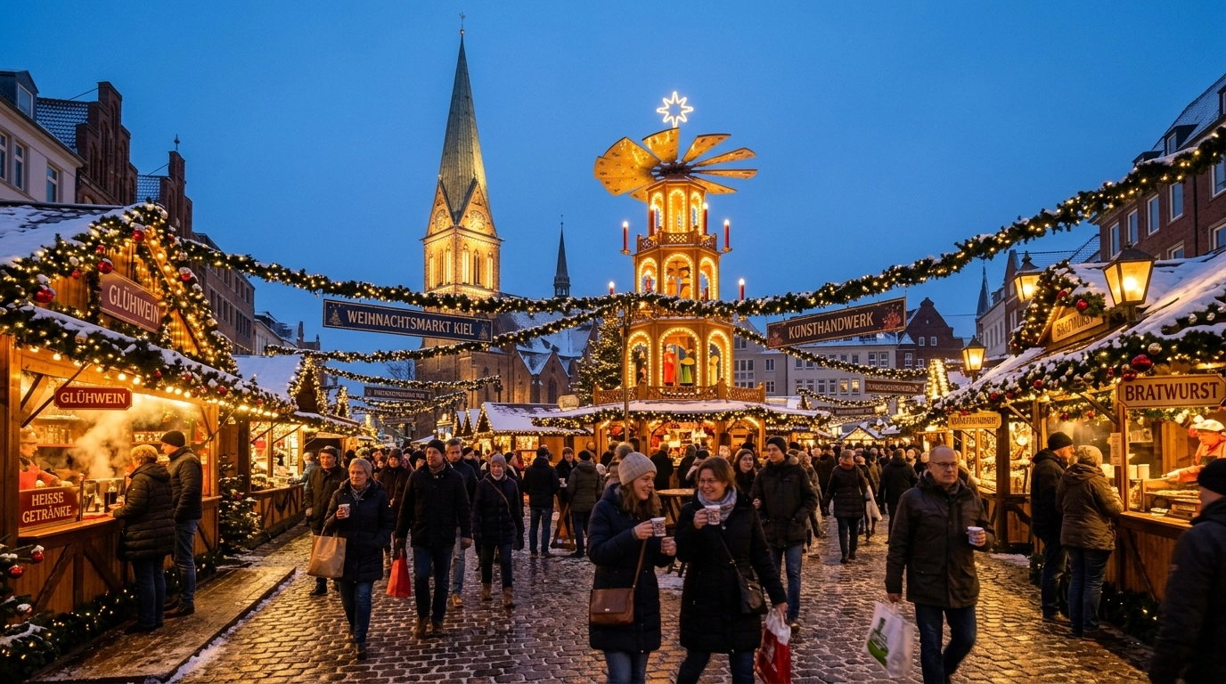 Weihnachtsmärkte Kiel 2026: Termine für Holstenplatz, Altstadt und mehr