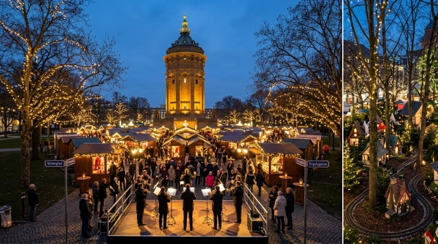 Weihnachtsmärkte Mannheim 2026 – Wasserturm, Märchenwald und Kapuzinerplanken