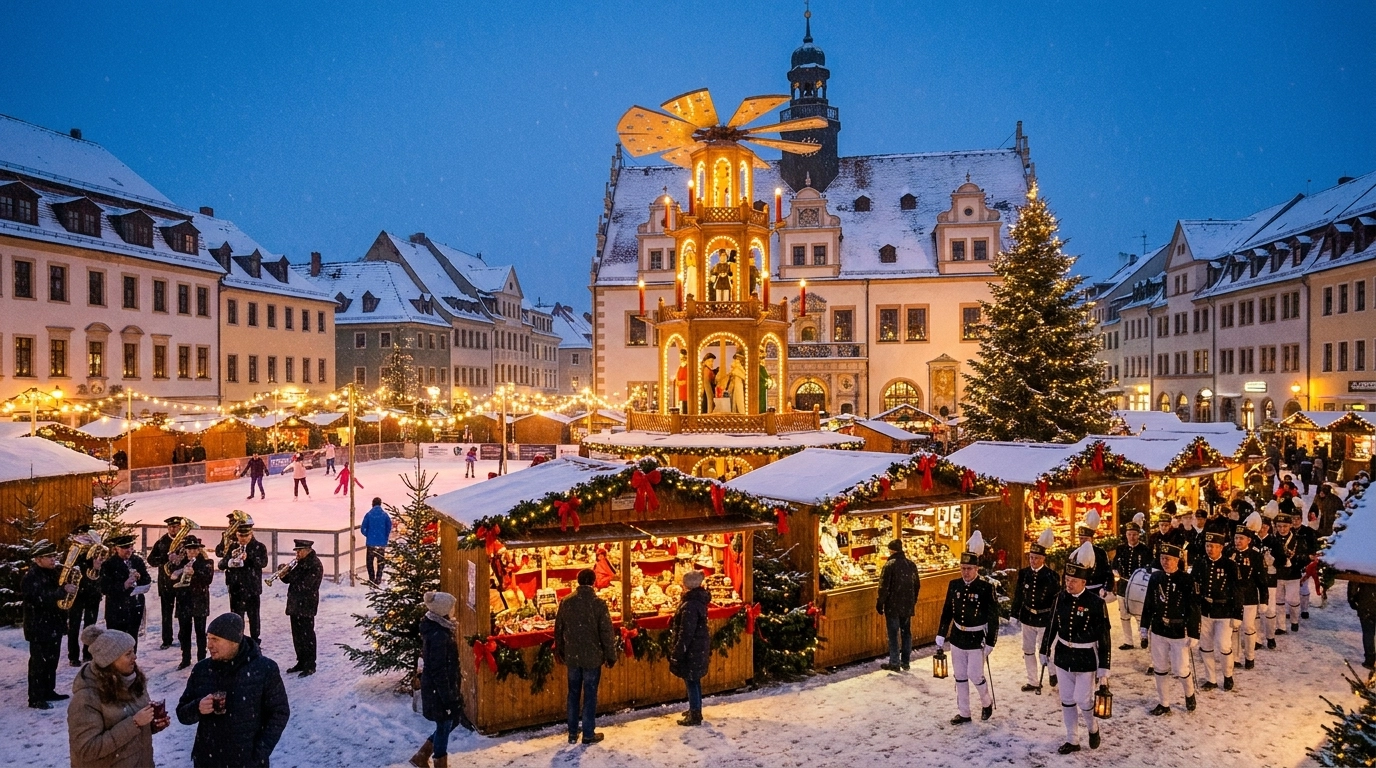 Marienberger Weihnachtsmarkt 2026: Advent im Erzgebirge