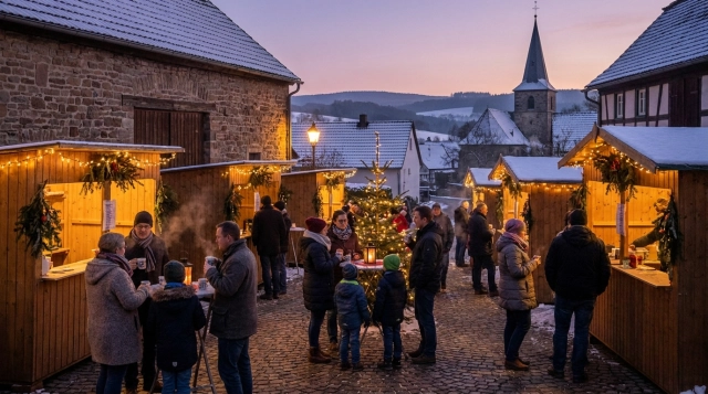 Weihnachtsmarkt Obernitz 2026: Dorfidylle bei Saalfeld