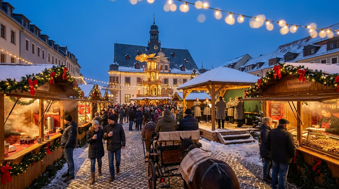 Weihnachtsmarkt Oederan 2026: Advent auf dem historischen Marktplatz