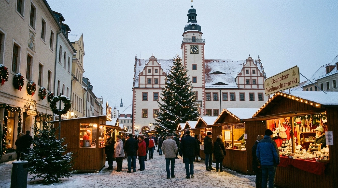 Oschatzer Weihnachtsmarkt 2026: Advent auf dem Neumarkt