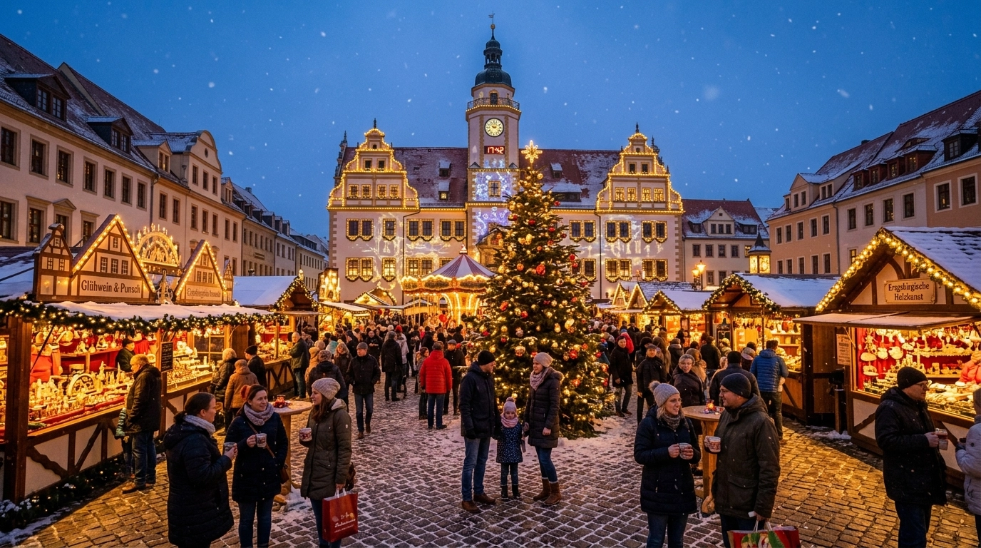Canalettomarkt Pirna (Deutschland) 2026: Programm, Stände & Weihnachtsmarkt-Infos