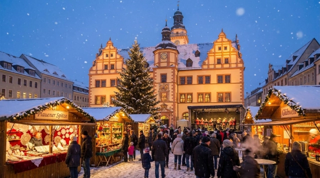 Plauener Weihnachtsmarkt 2026: Der größte Advent im Vogtland