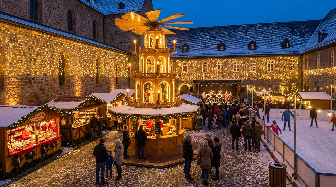 Riesaer Klosterweihnacht 2026: Weihnachtsmarkt im Klosterhof