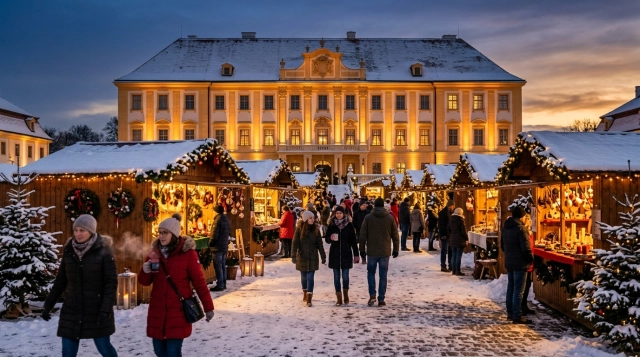 Weihnachtsmarkt auf Schloss Hof 2026: Advent im Barockschloss