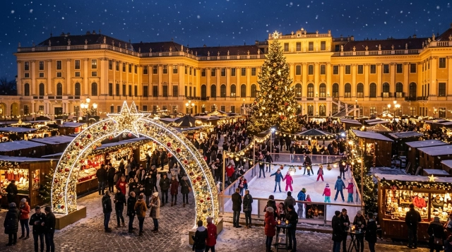 Weihnachtsmarkt Schloss Schönbrunn 2026 – Imperialer Christkindlmarkt in Wien