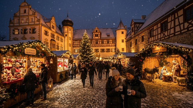 Weihnachtsmarkt im Schlosshof Affing 2026 – Bayerns stimmungsvoller Adventsmarkt