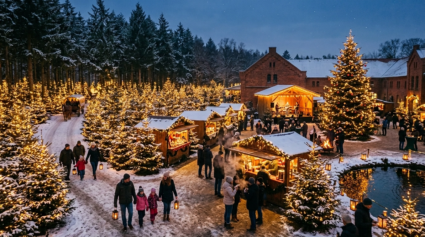 Weihnachtsmarkt in den Späth'schen Baumschulen 2026 – Lichterglanz in Berlin