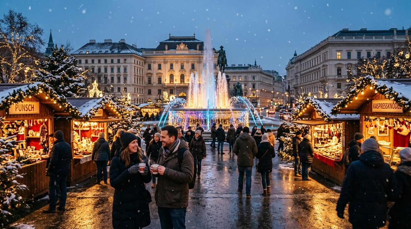 Weihnachtszauber am Schwarzenbergplatz 2026 – Neuer Adventmarkt in Wien
