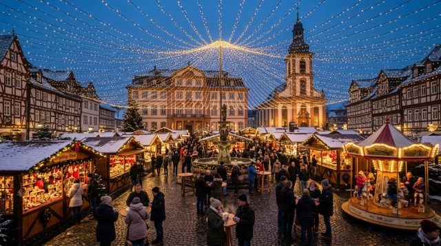 Weilburger Weihnachtsmarkt in Weilburg (Hessen) 2026: Termine, Lichterzelt und Schloss-Kulisse