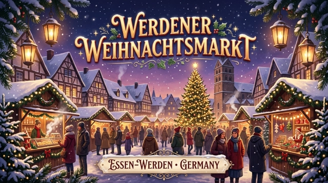 Werdener Weihnachtsmarkt 2026 – Advent in der Altstadt von Essen-Werden