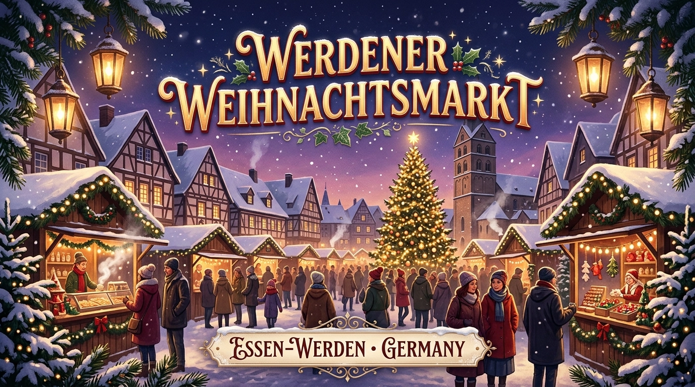 Werdener Weihnachtsmarkt 2026 – Advent in der Altstadt von Essen-Werden