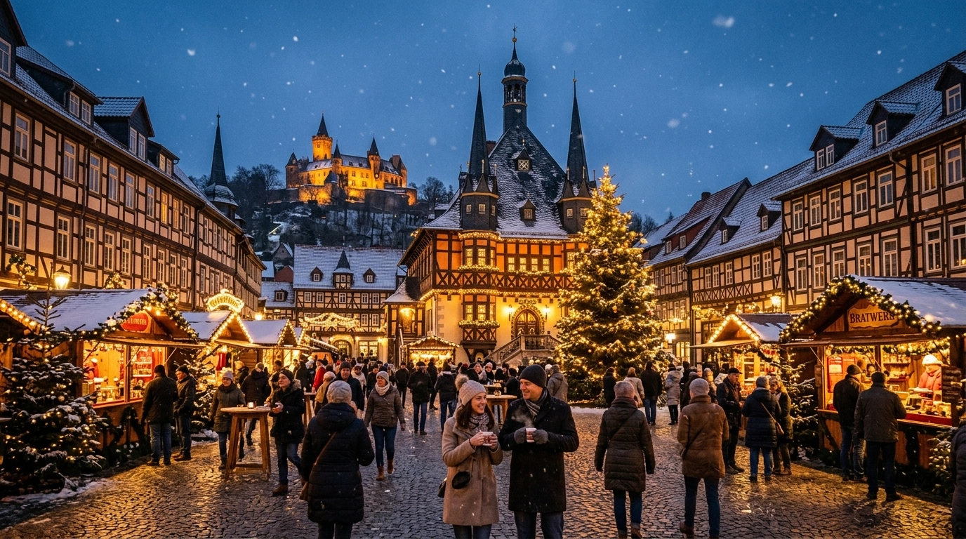 Wernigeröder Weihnachtsmarkt 2026 – Fachwerkzauber unter dem Schloss