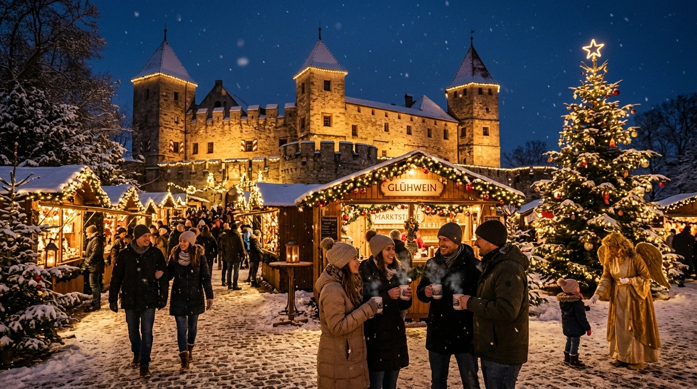 Wertinger Schlossweihnacht 2026 – Weihnachtsmarkt am Pappenheimer Schloss