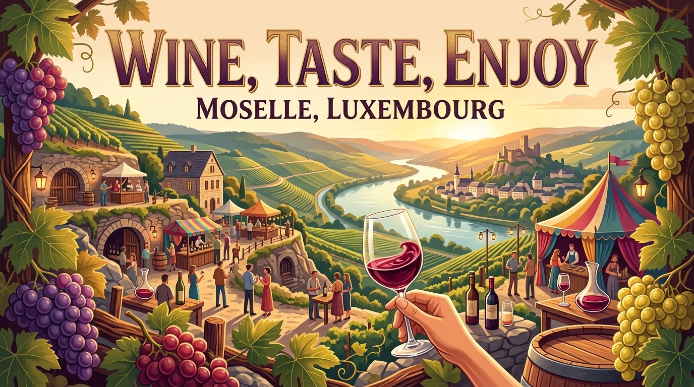 Wine, Taste, Enjoy 2027 – Pfingstwochenende der offenen Weinkeller an der Luxemburger Mosel