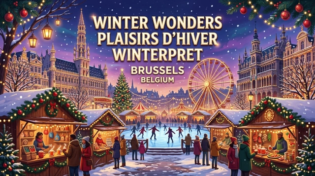 Winter Wonders Brussels 2026/2027 – Christmas Market, Ice Rink & Light Show