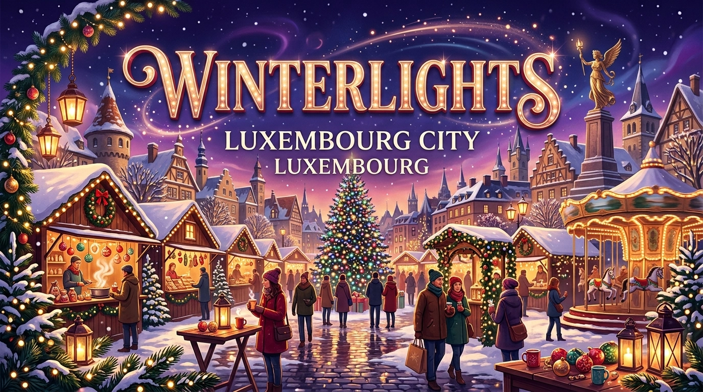 Winterlights 2026/2027 in Luxembourg City – Christmas Markets, Ferris Wheel & Ice Rink