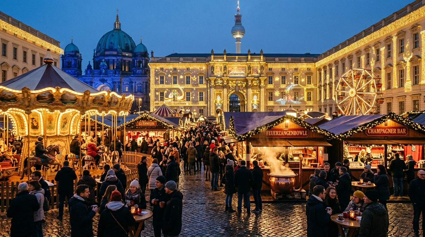 Wintermarkt am Humboldt Forum 2026 – Lichterzauber am Schlossplatz