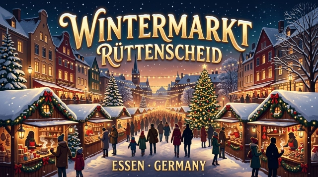 Wintermarkt Rüttenscheid 2026 – Sternstunden am Rüttenscheider Stern in Essen