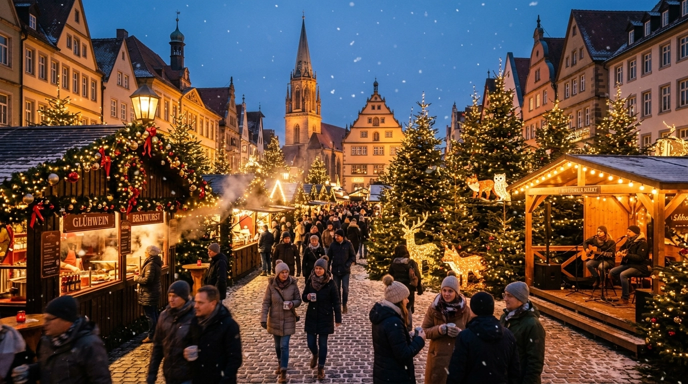 Winterwald im Ansgari Quartier Bremen 2026: Alle Weihnachtsmärkte im Überblick